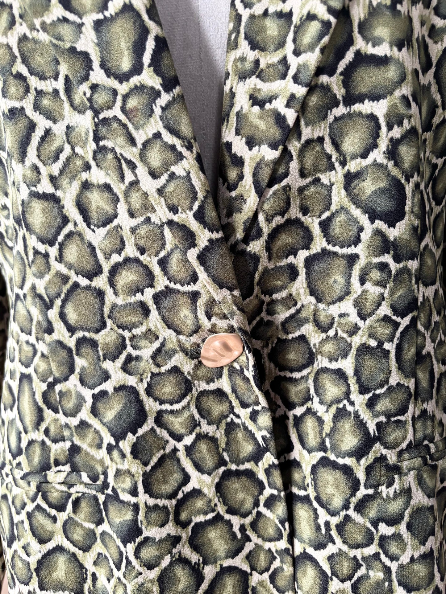 Vintage animal print blazer