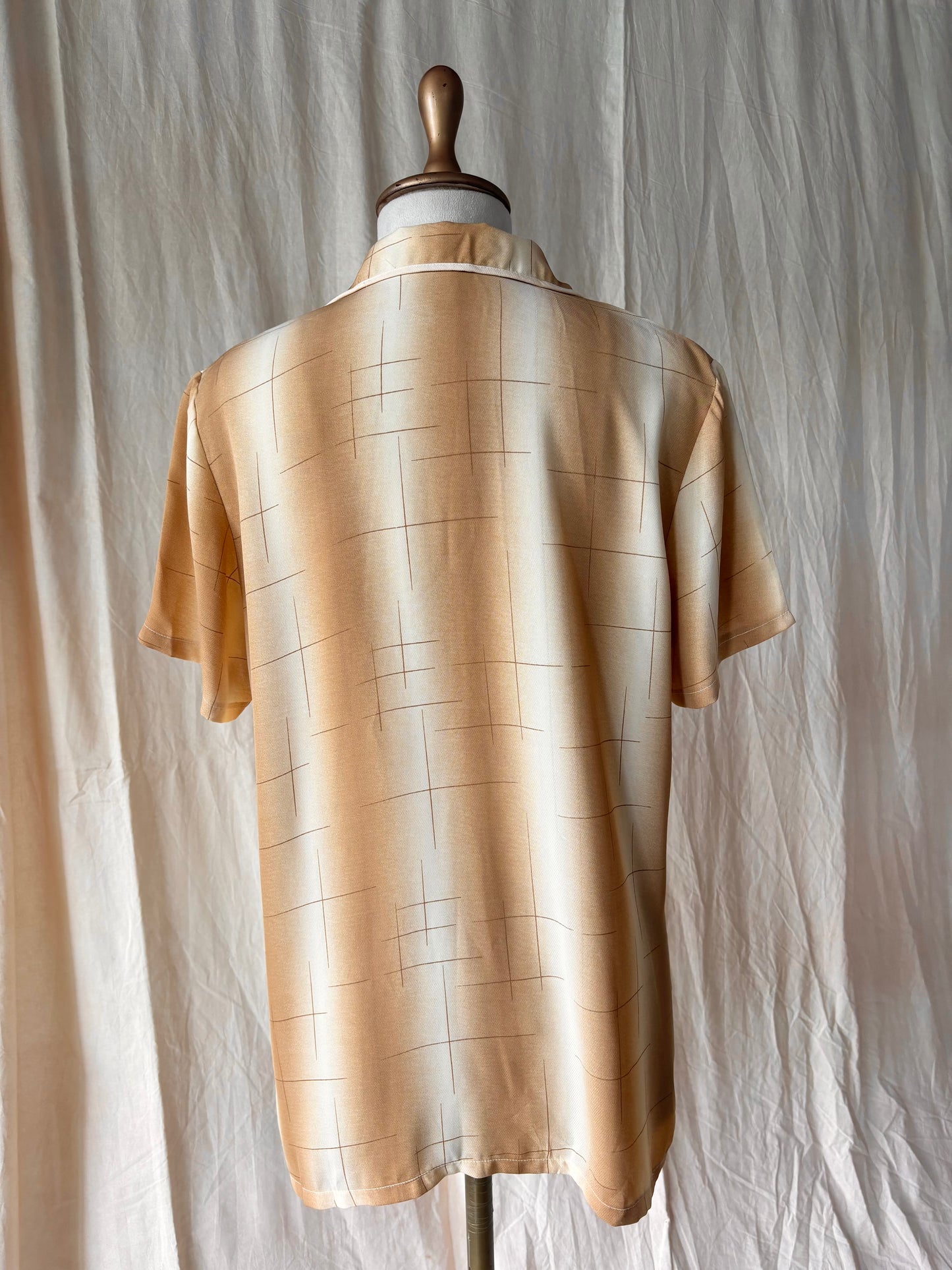 Burnt Orange Printed shirt