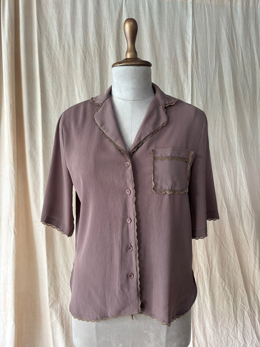 Lace detail shirt