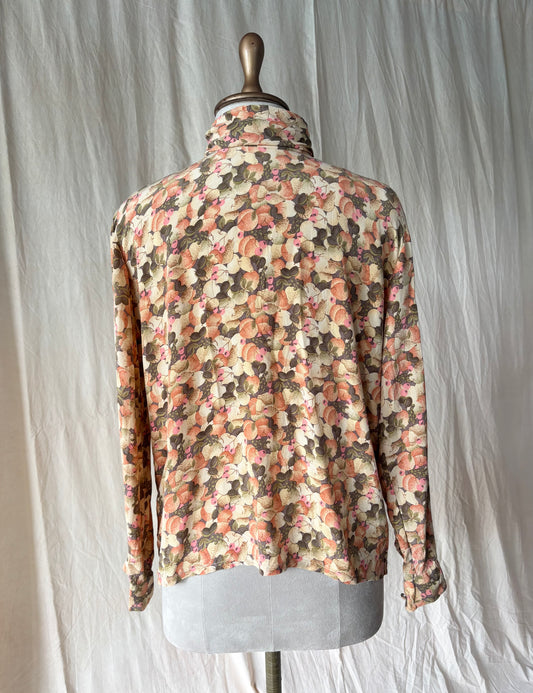 Orange printed shirt