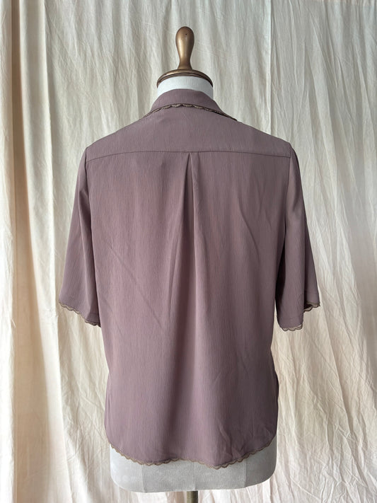 Lace detail shirt