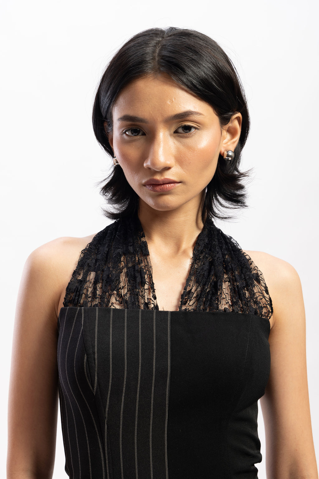 Half & Half lace corset