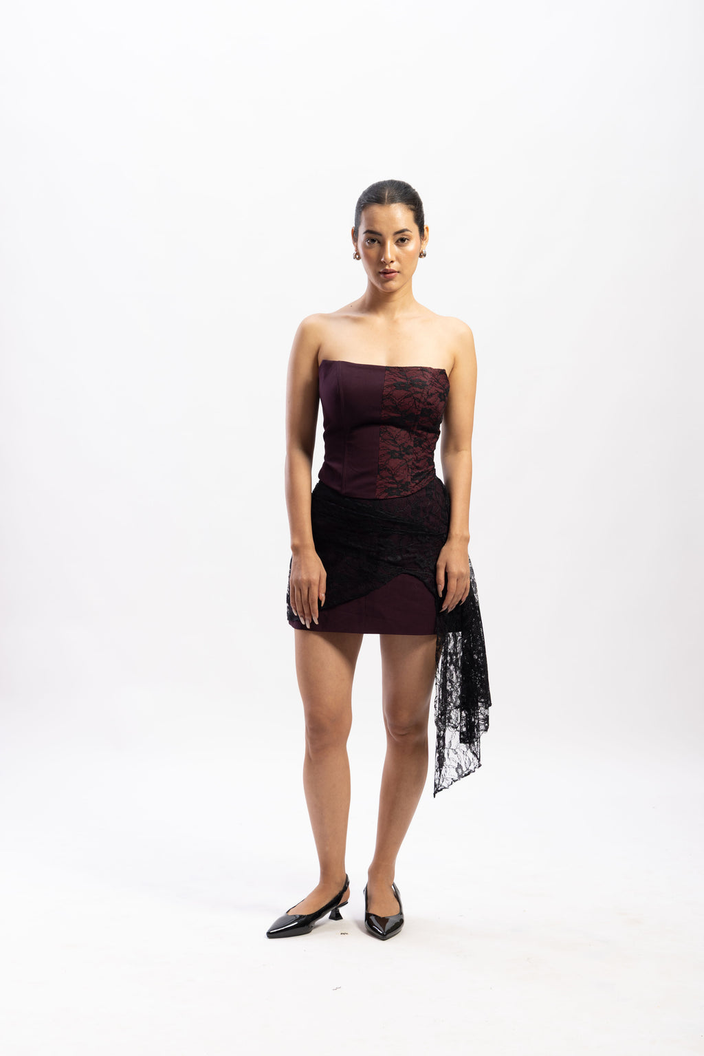 Half & Half paneled corset