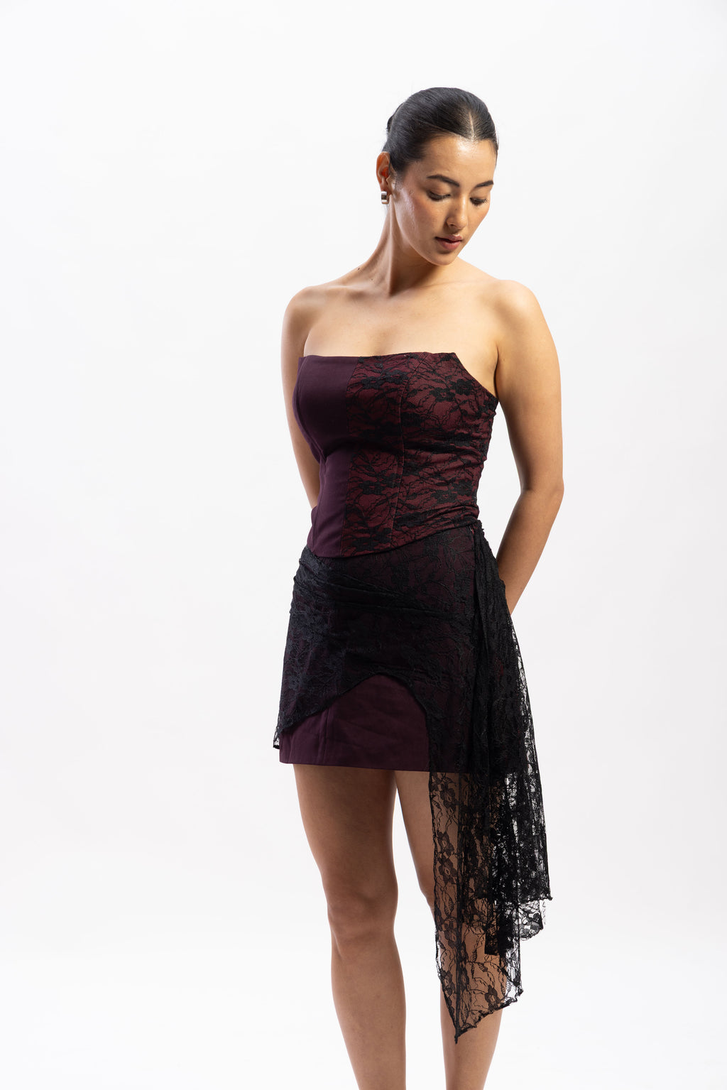 Half & Half paneled corset