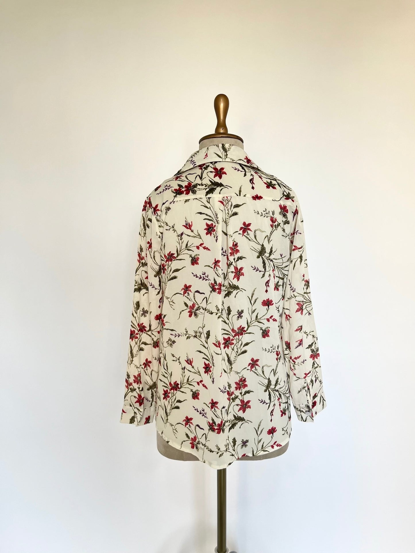 White printed shirt