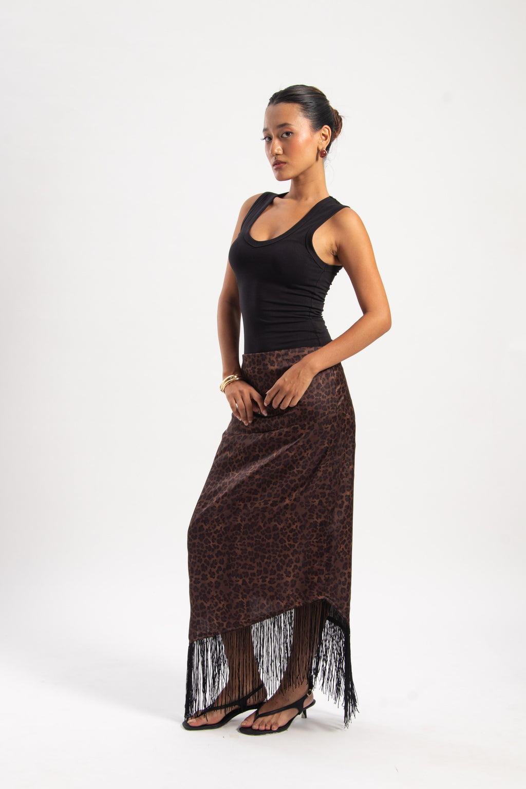 SOCIETY MIDI SKIRT