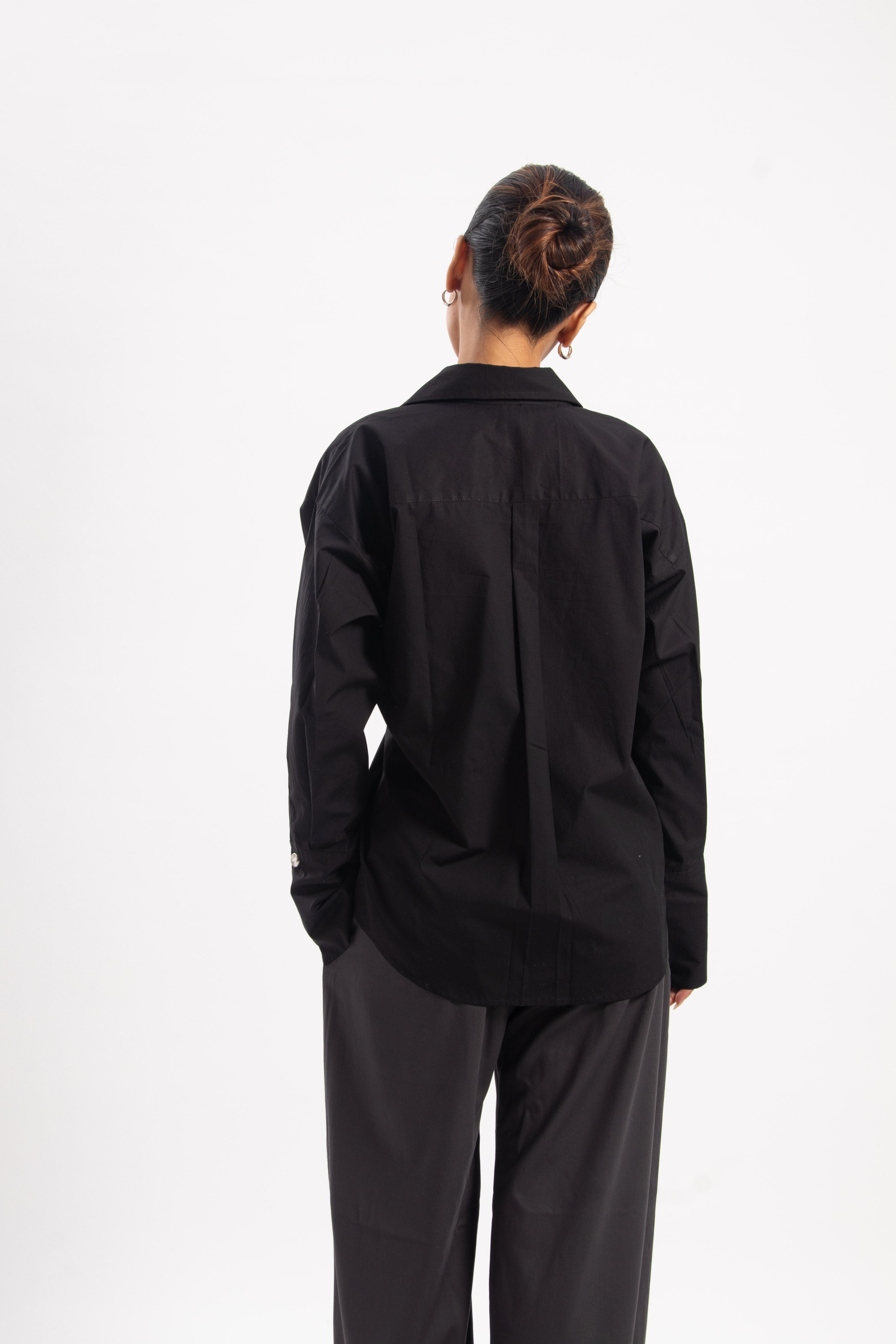 MUSE OVERLAP BLACK SHIRT