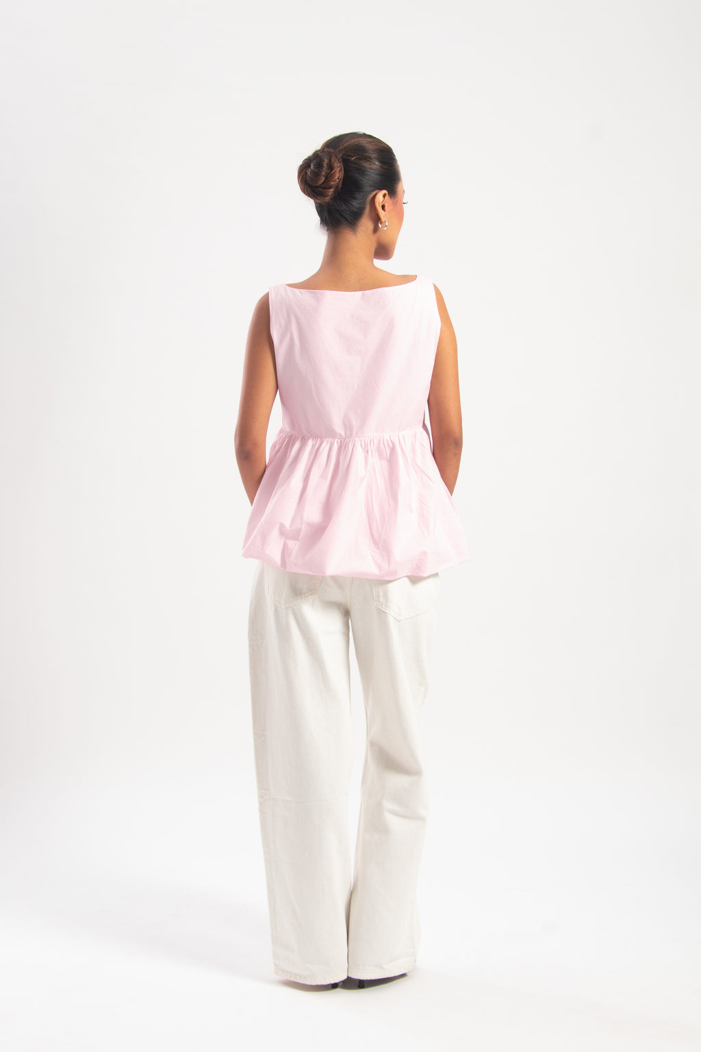 LILY BUBBLE HEM TOP
