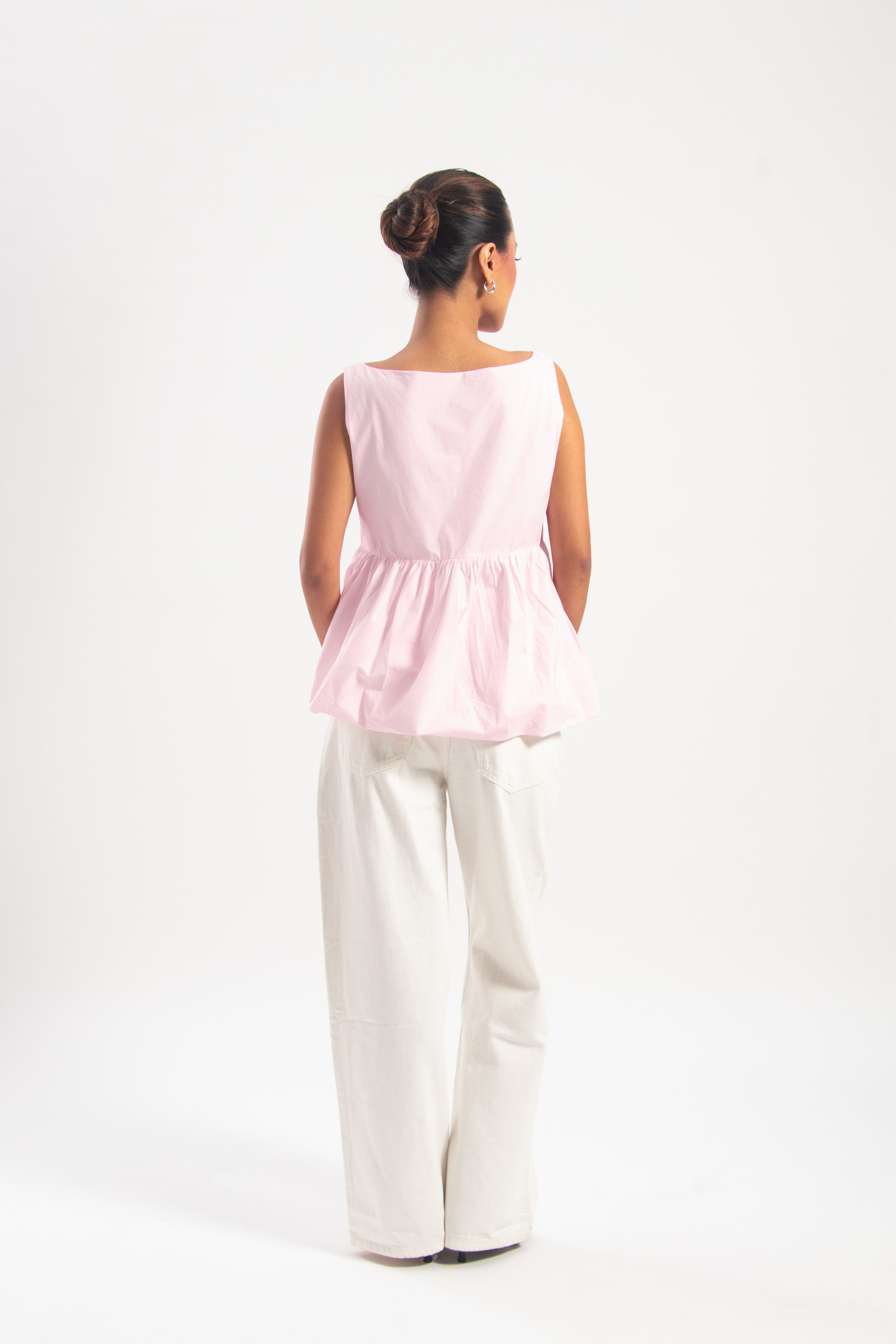 LILY BUBBLE HEM TOP