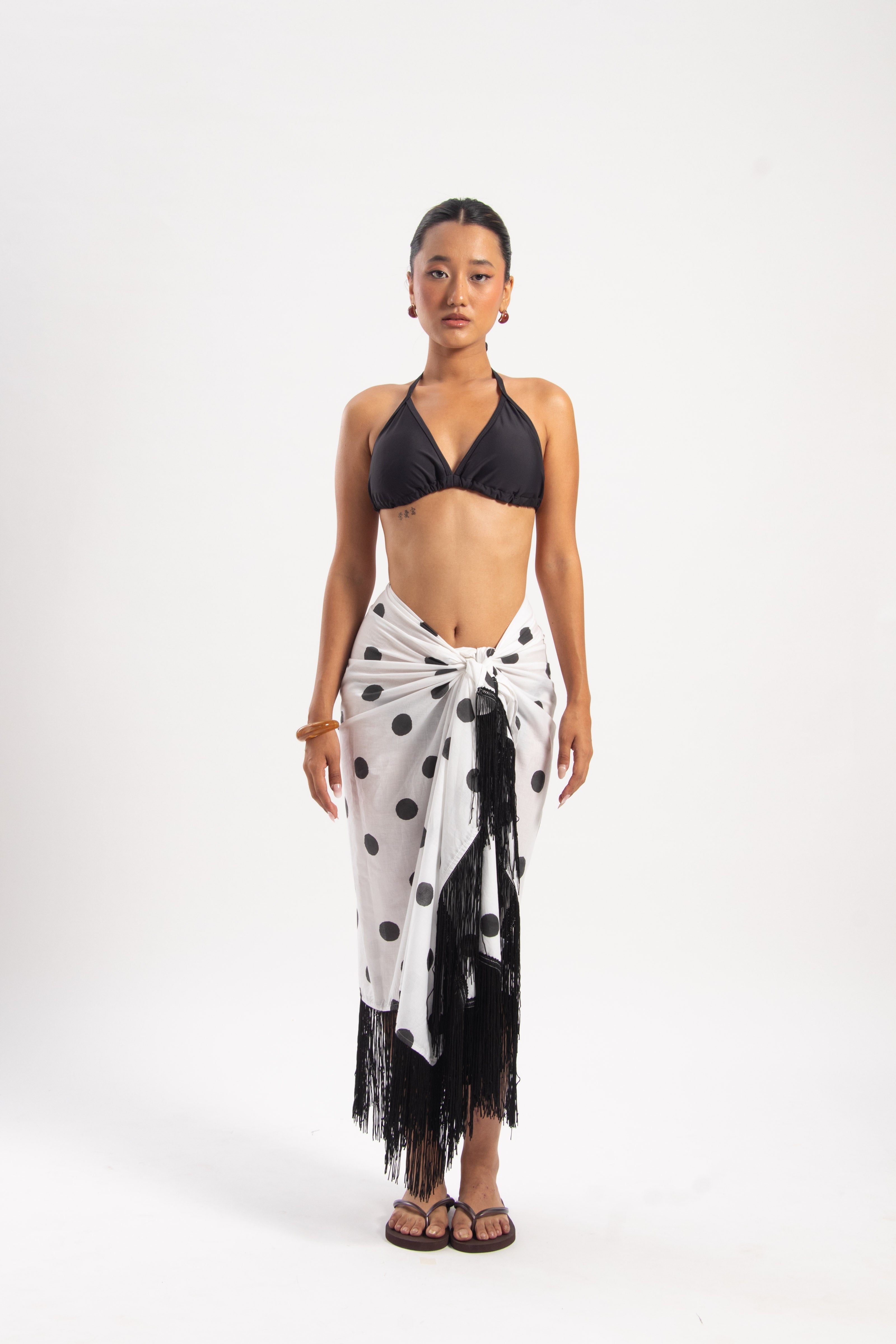 ABEGAIL FRINGED SARONG
