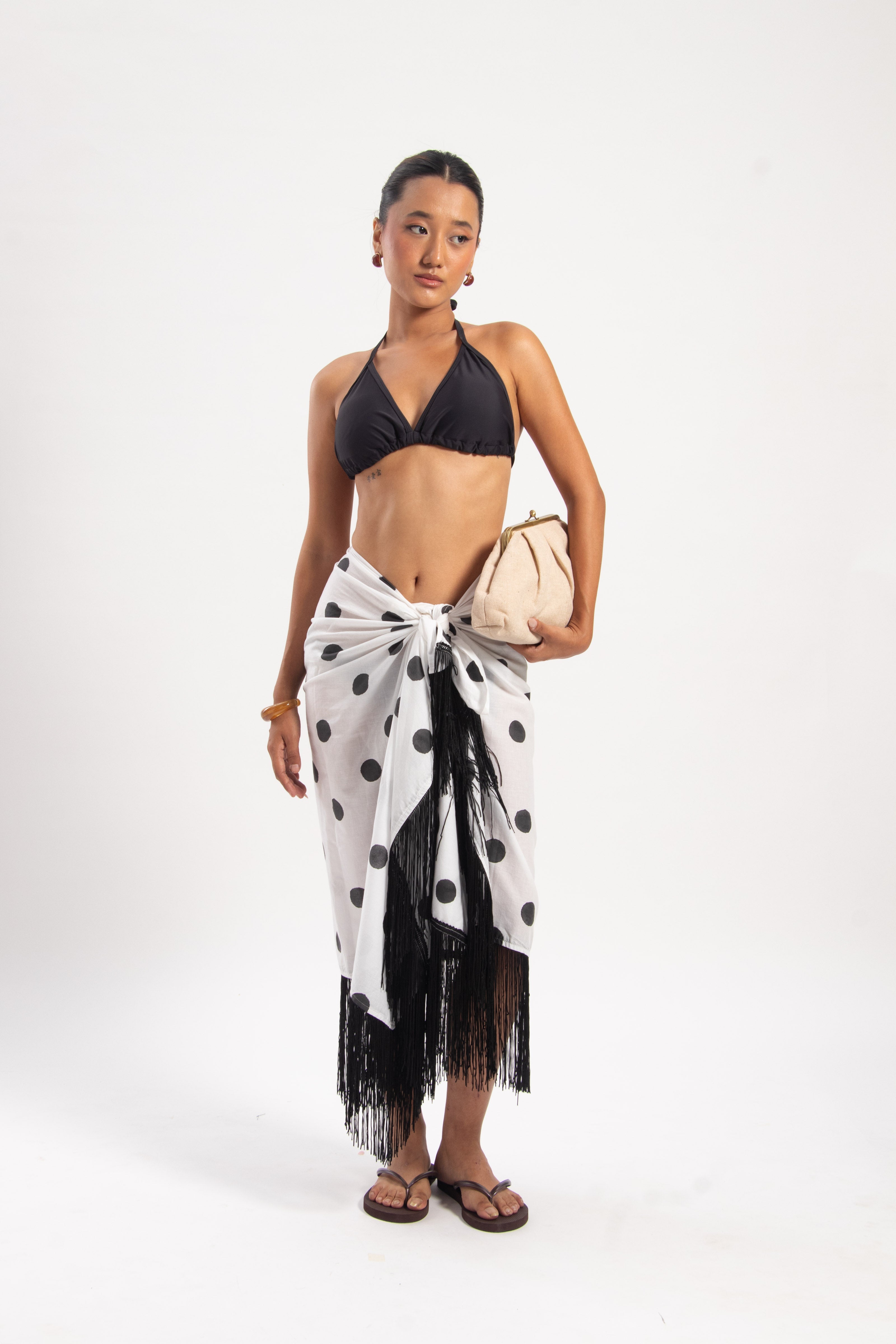 ABEGAIL FRINGED SARONG