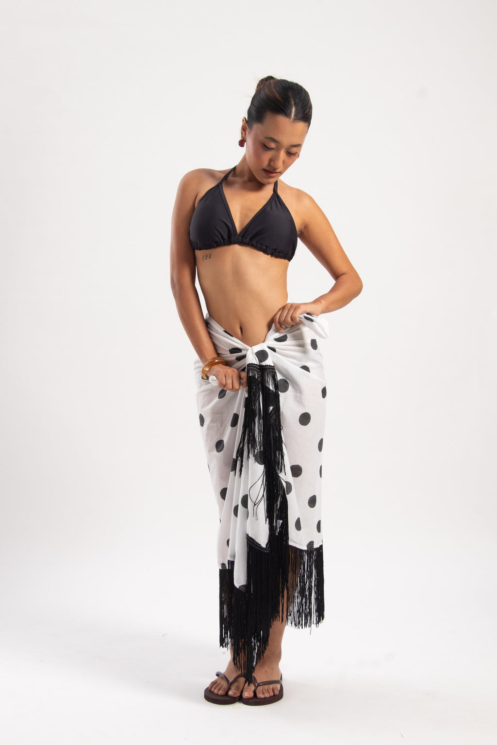 ABEGAIL FRINGED SARONG