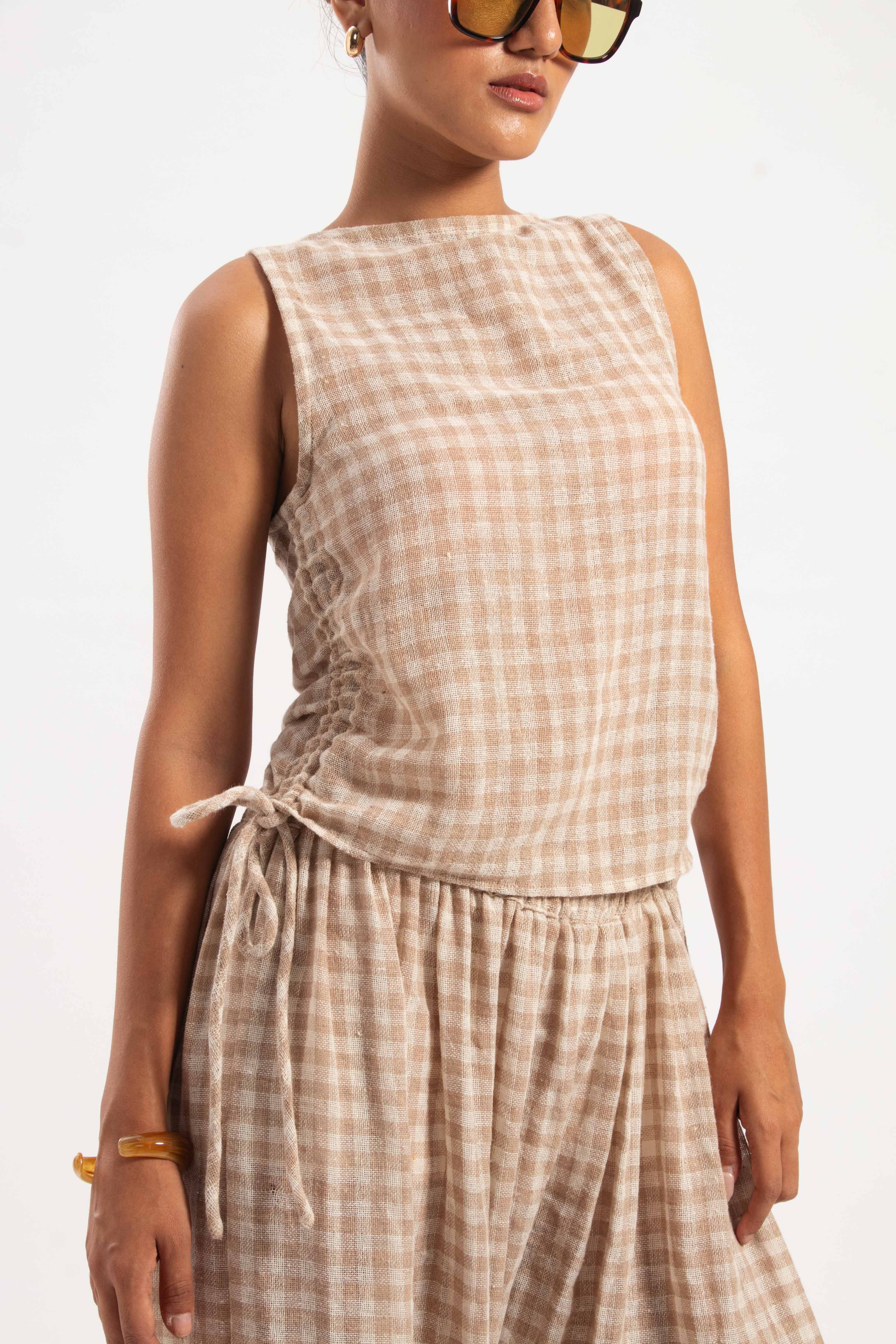 MIA RUCHED TOP
