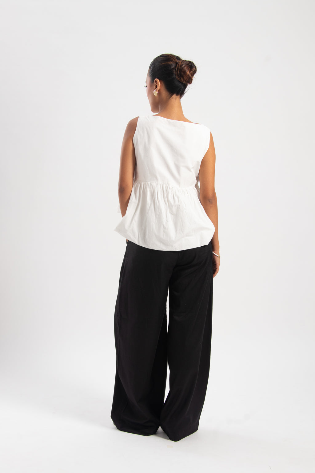 LILY BUBBLE HEM TOP