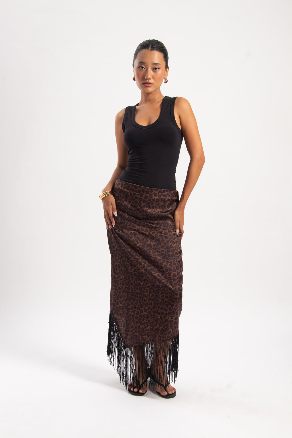 SOCIETY MIDI SKIRT