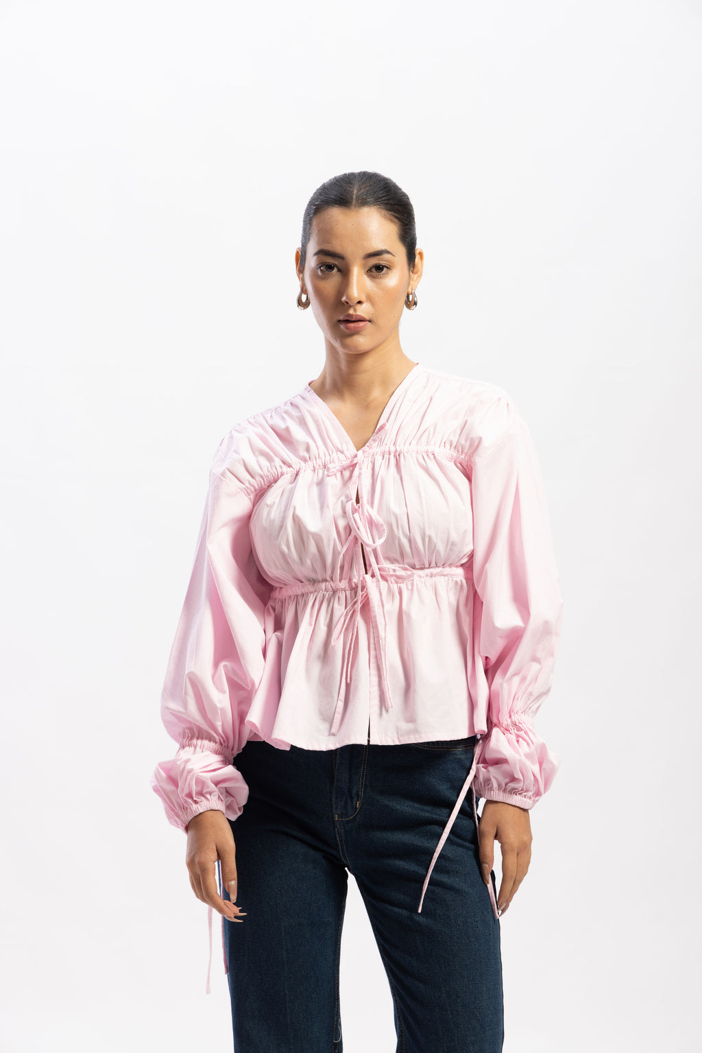 The muse poplin top