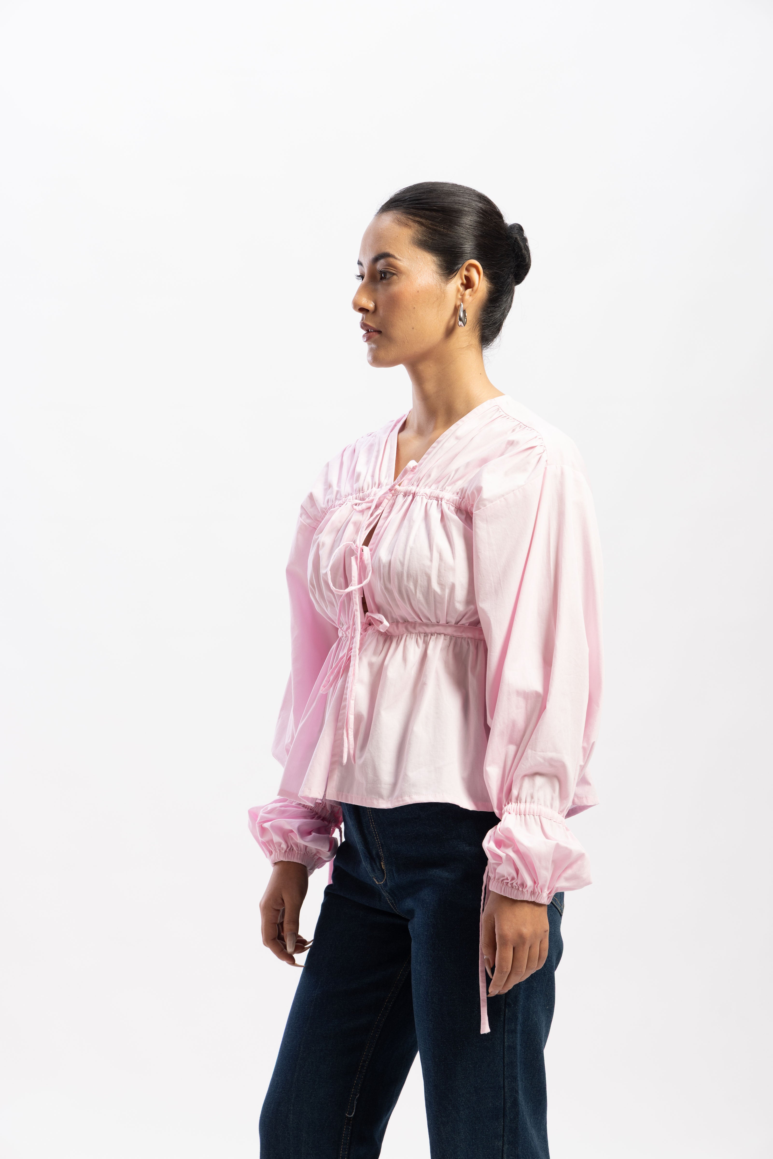The muse poplin top