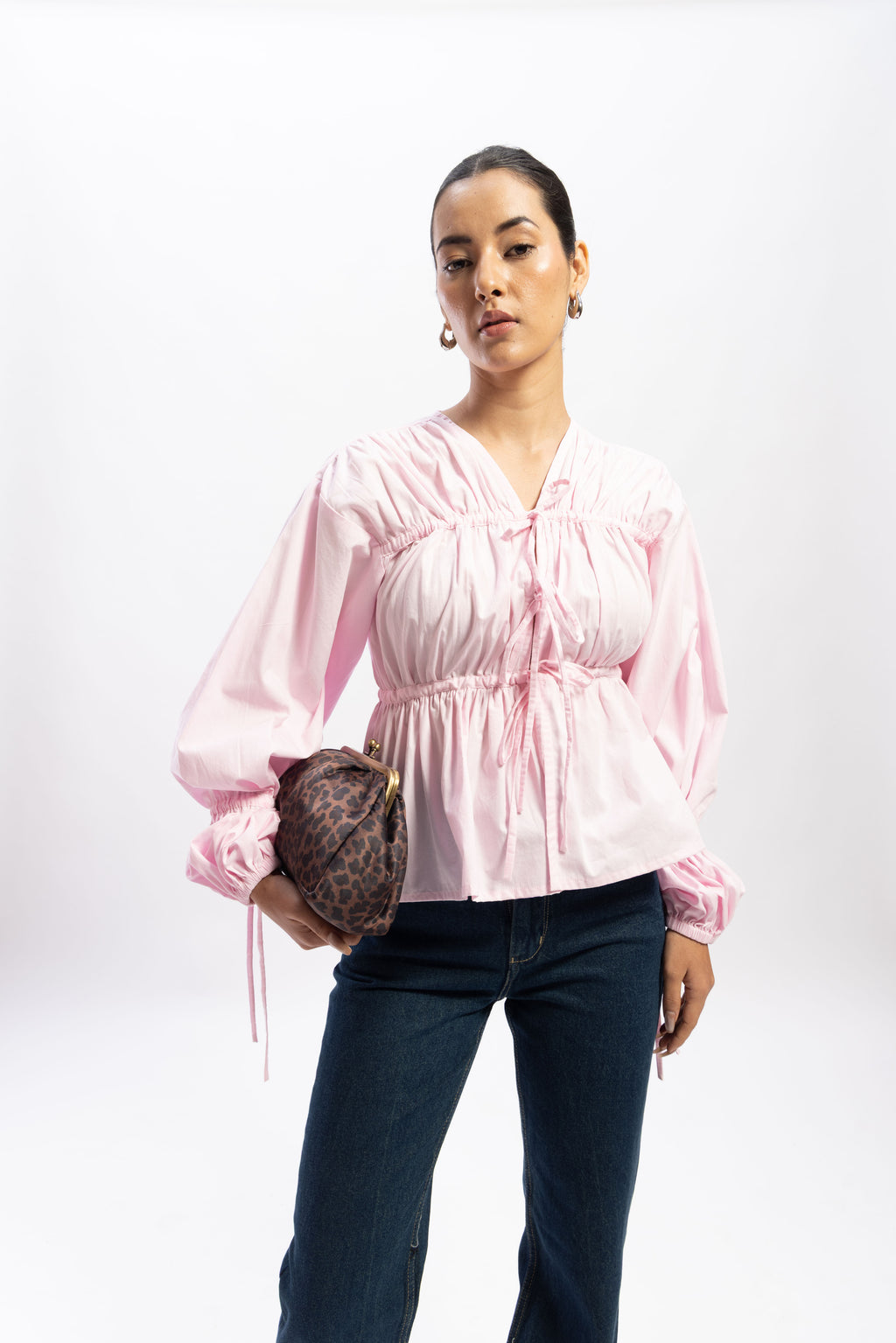 The muse poplin top