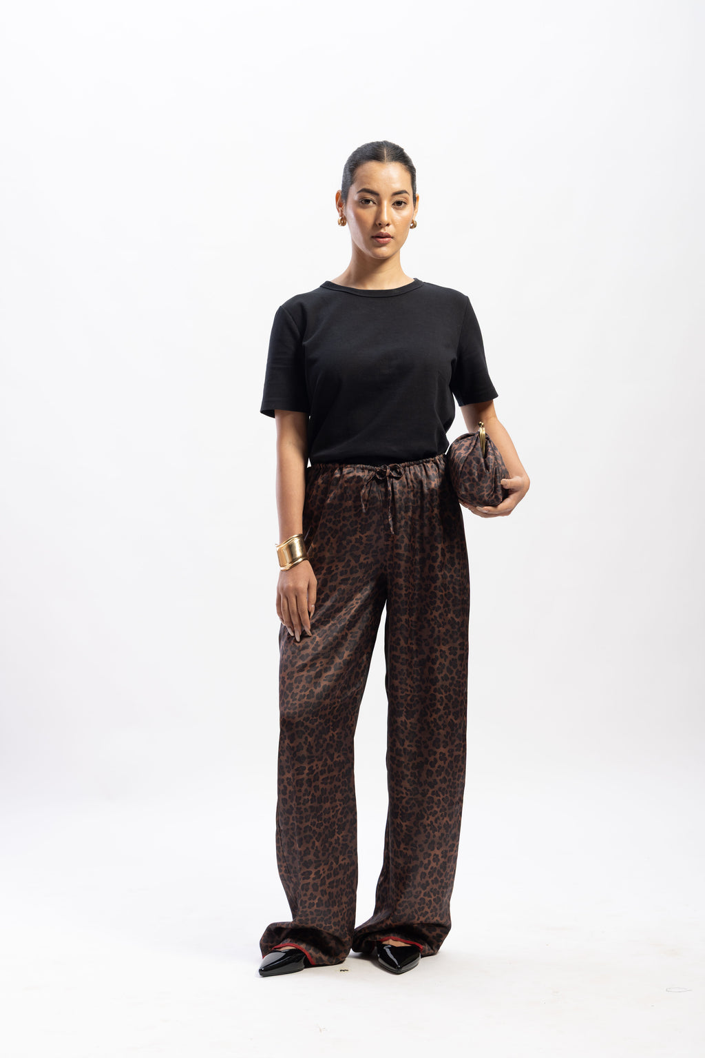 Society animal print pants