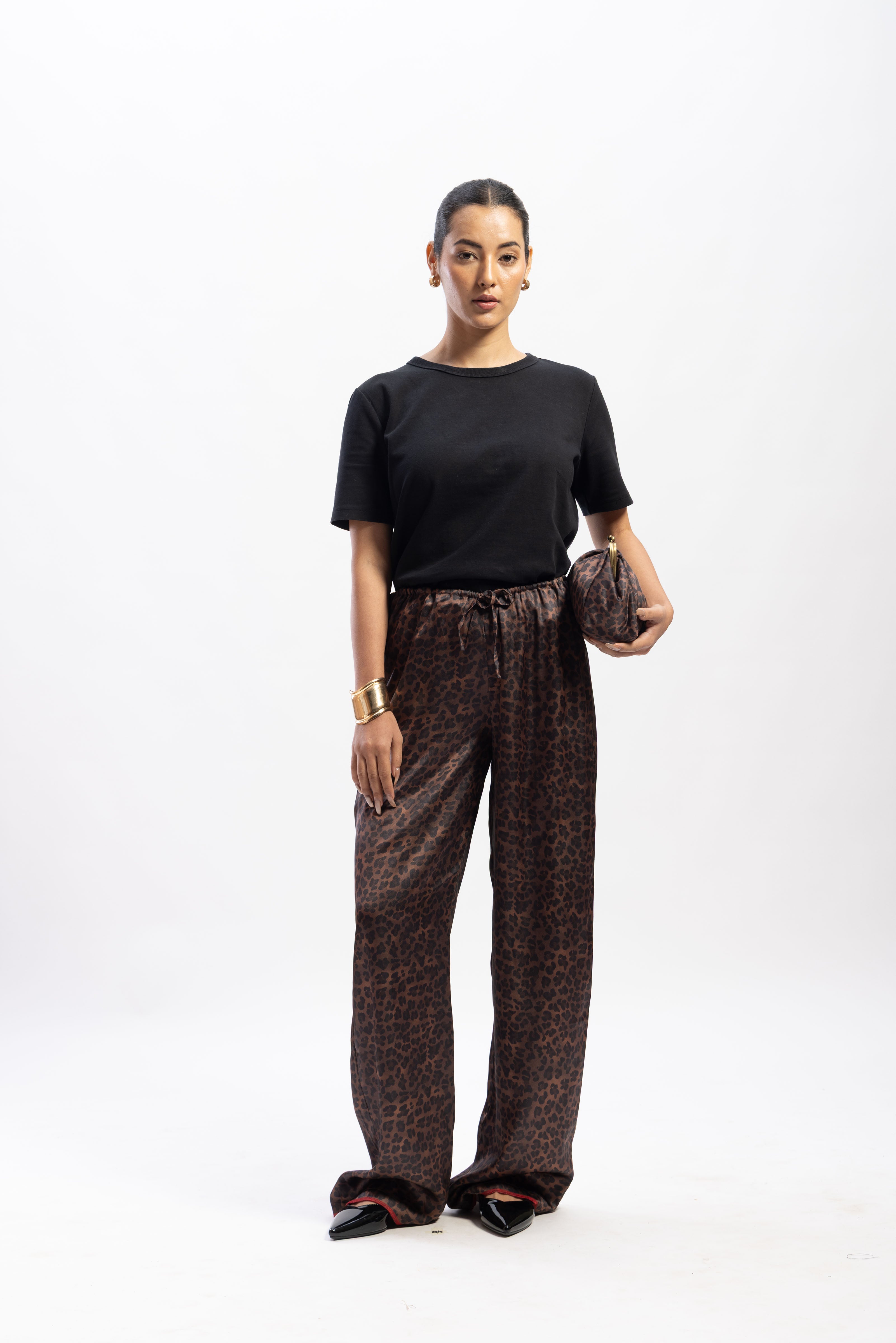 Society animal print pants