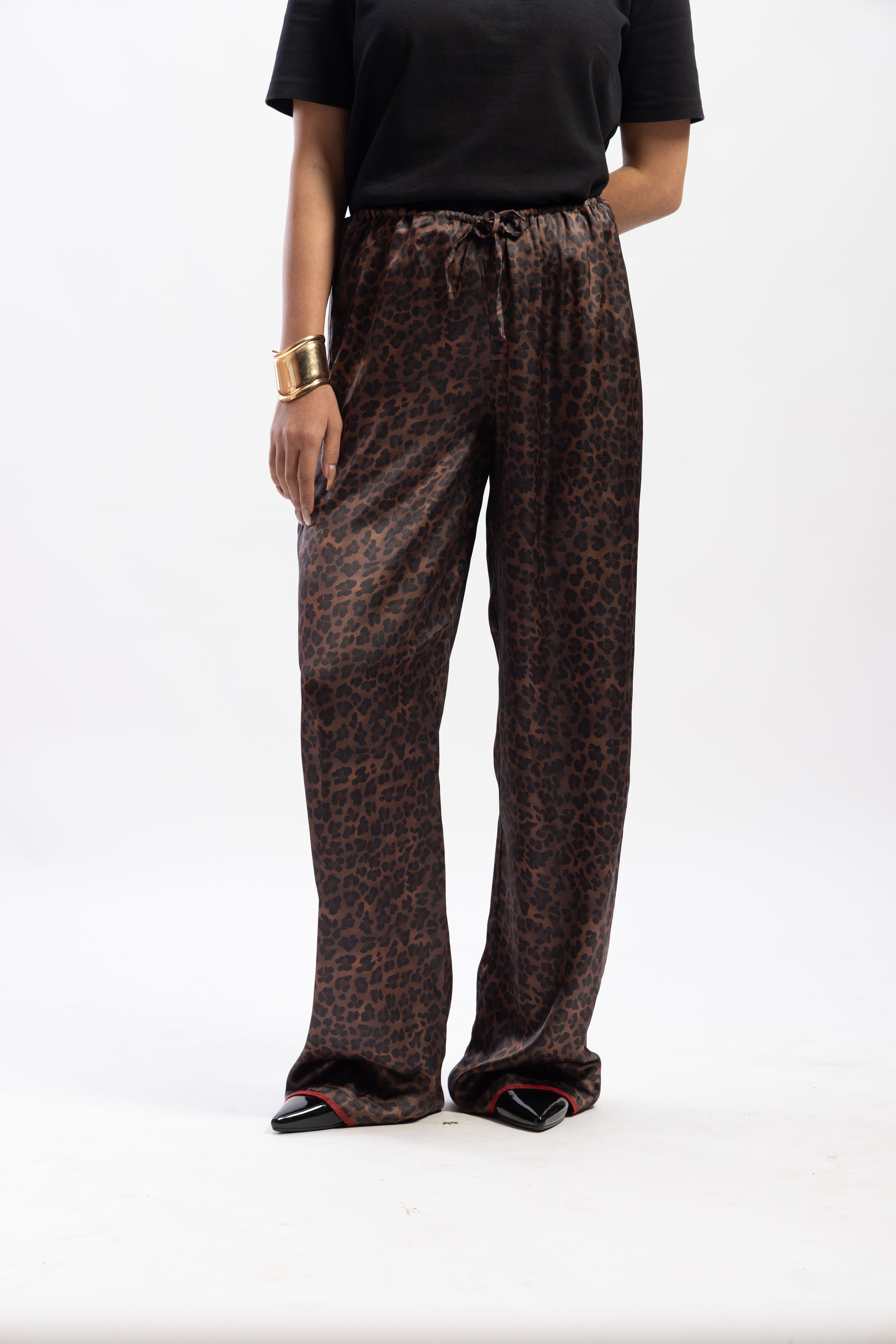 Society animal print pants
