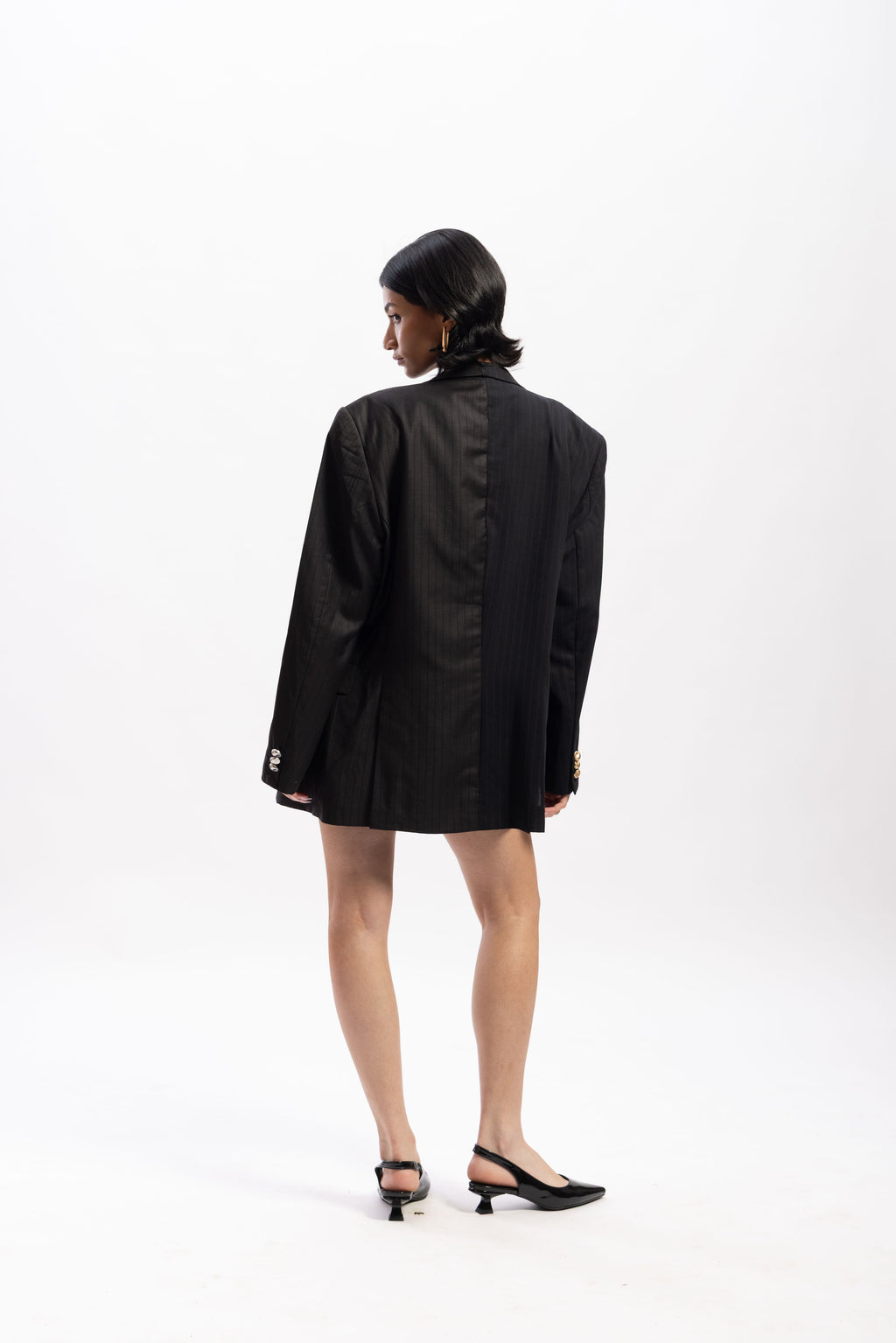 Half and half blazer