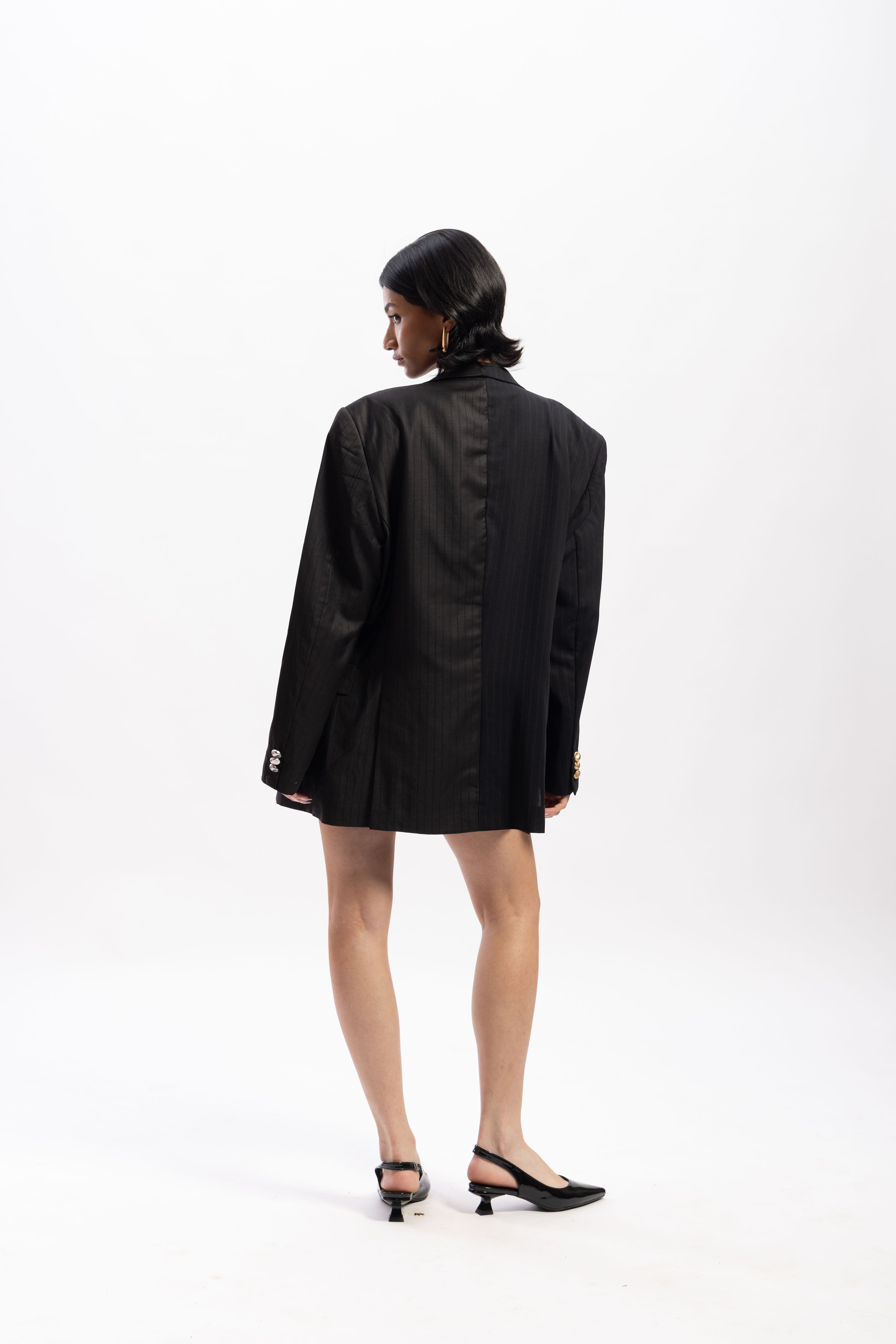 Half and half blazer