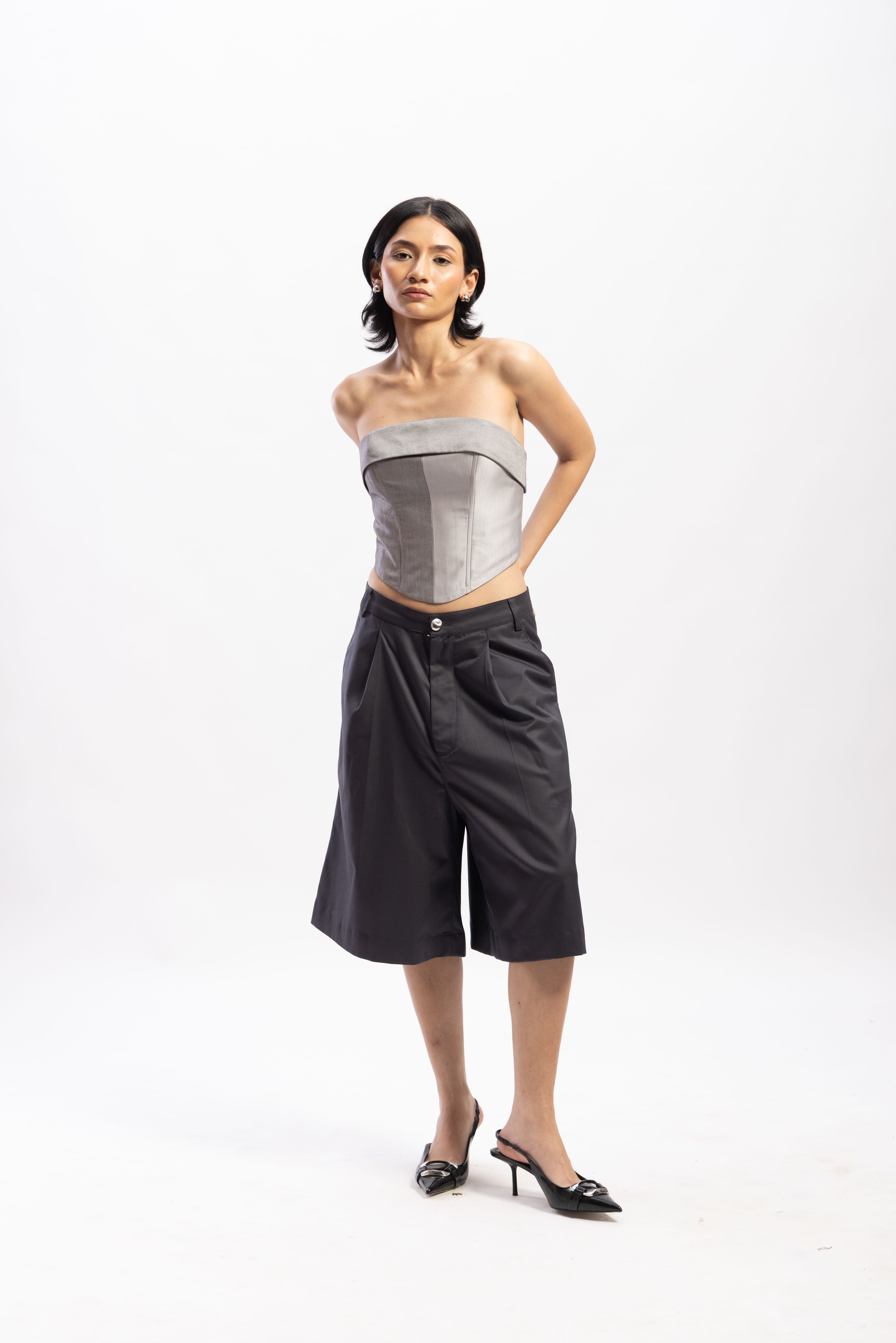 Half & Half overlap corset