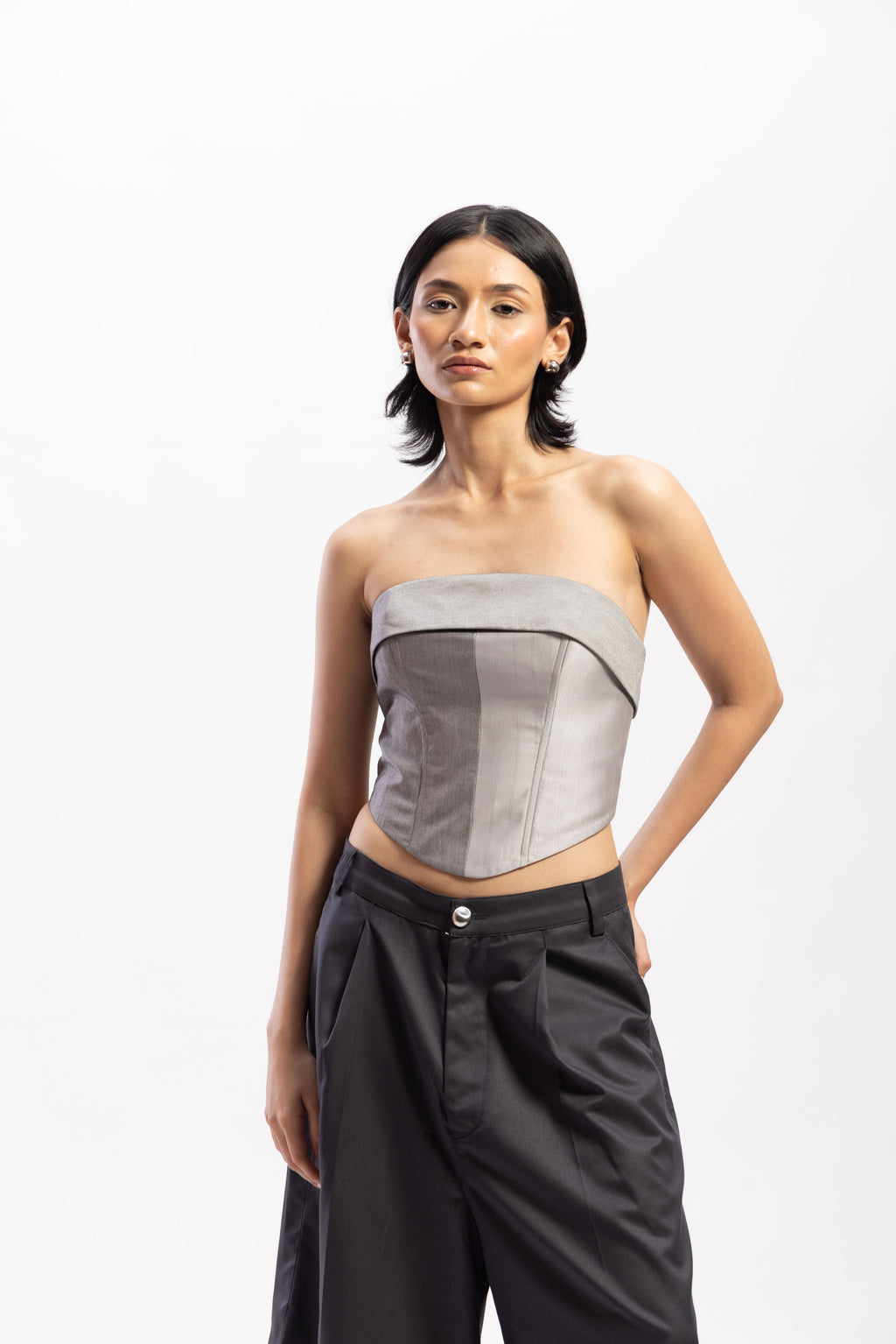 Half & Half overlap corset