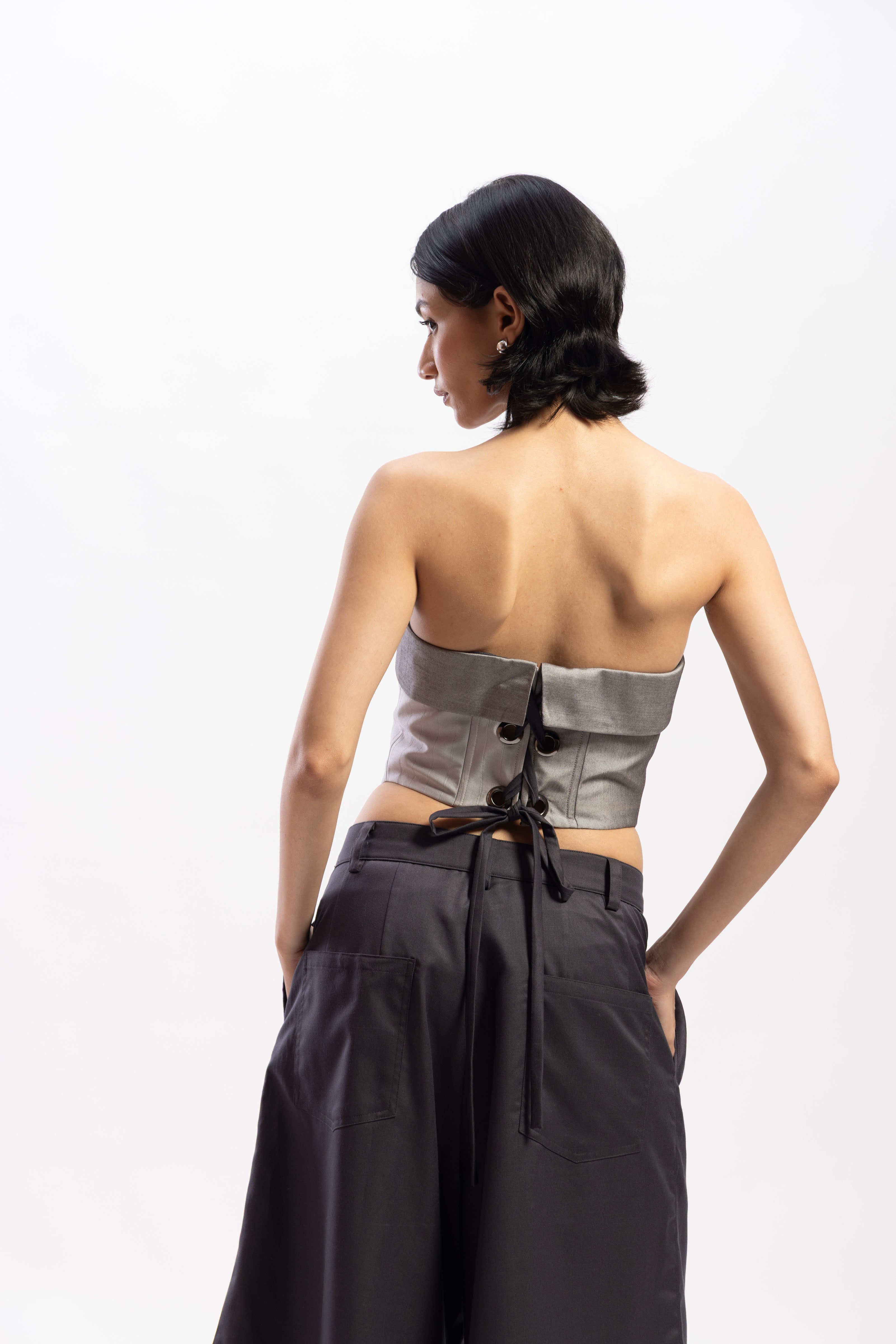 Half & Half overlap corset