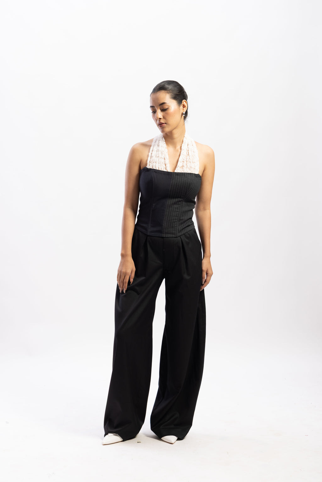 Half & Half lace corset