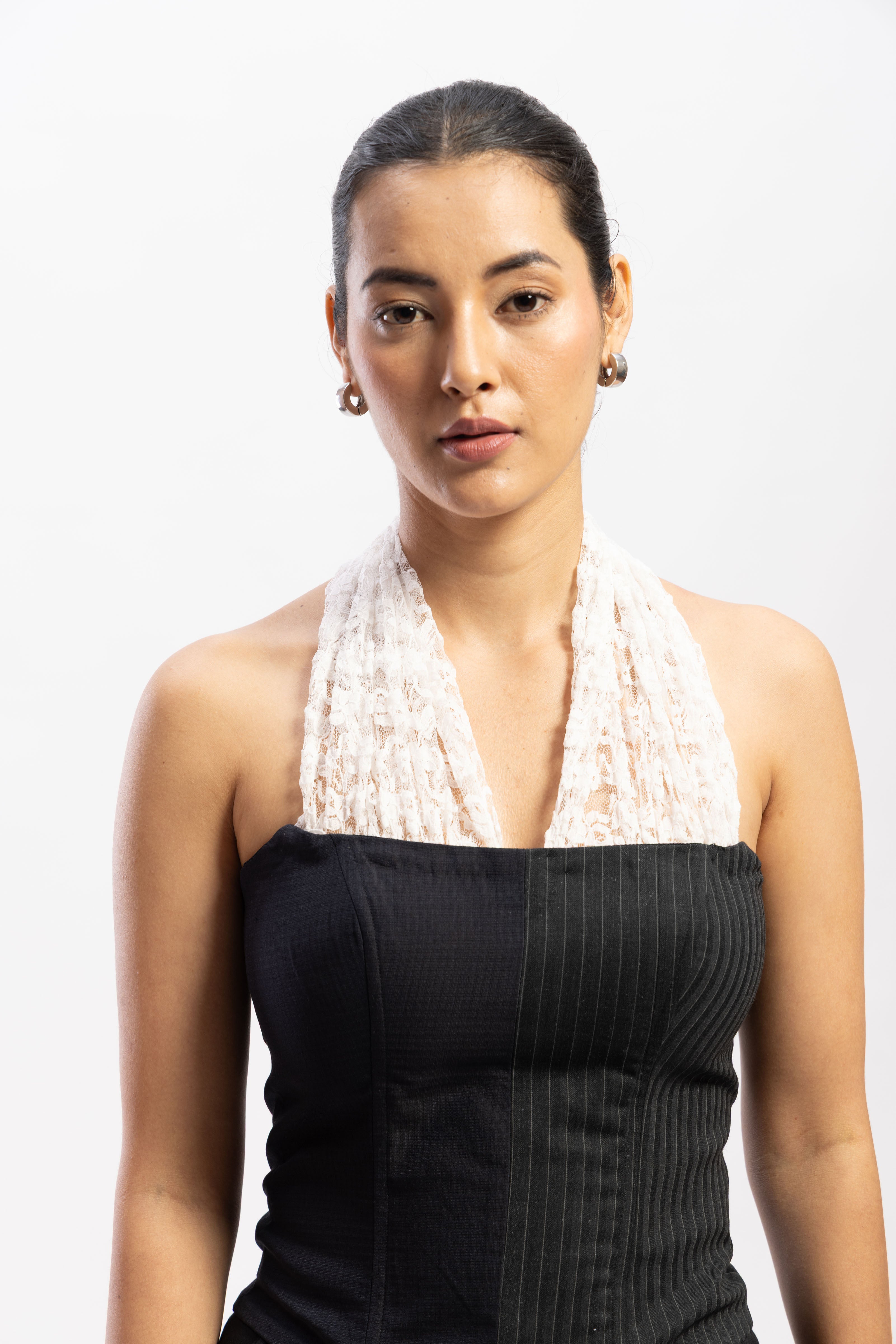 Half & Half lace corset