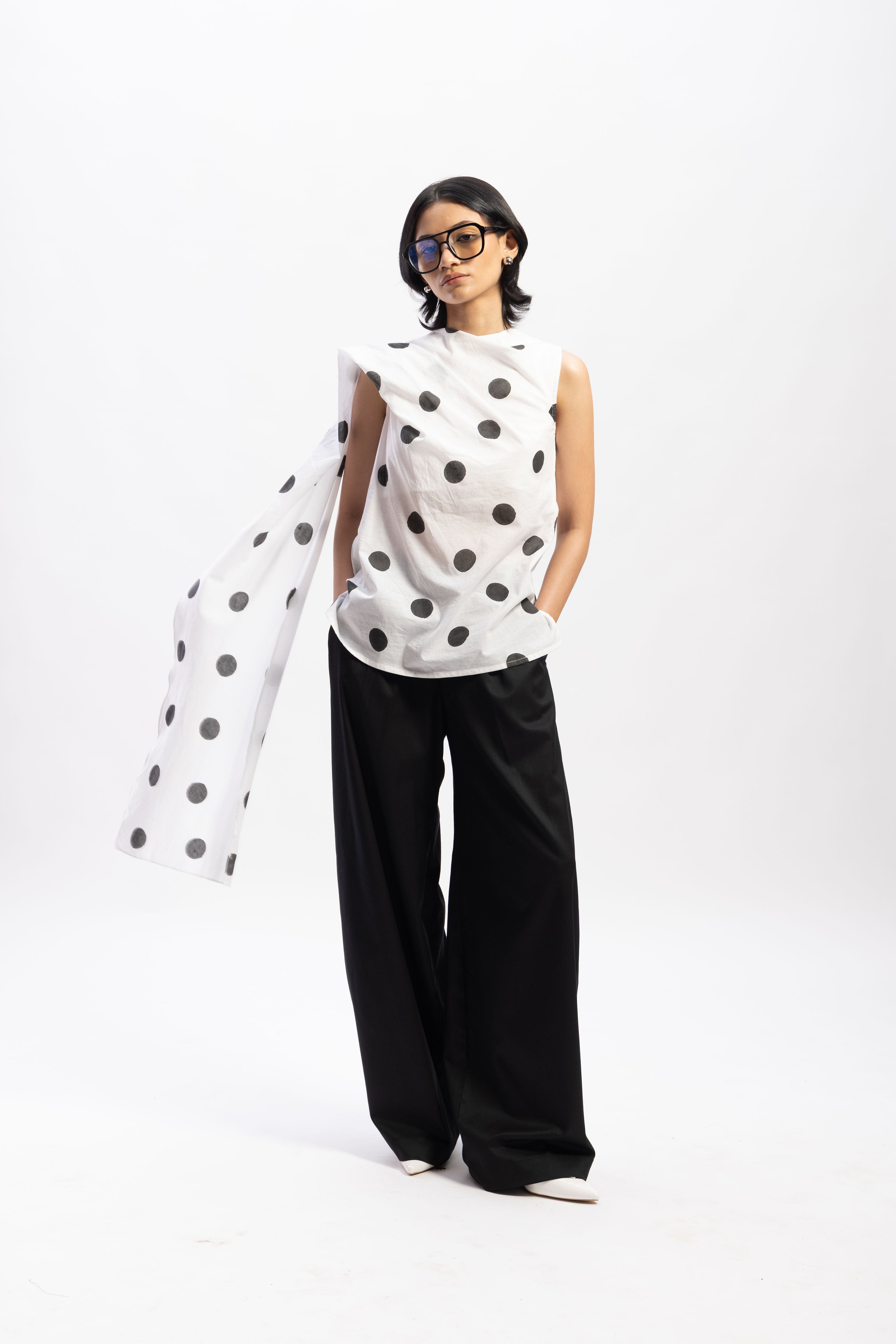 Abegail polka top